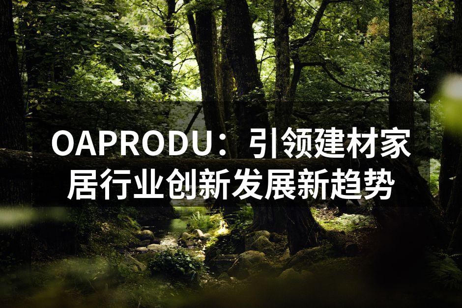 OAPRODU创新产品展示