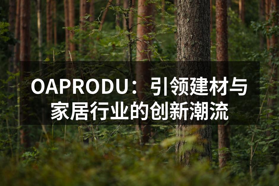 OAPRODU展位现场展示